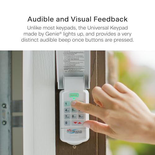 Genie Universal Wireless Garage Door Keypad - Compatible with LiftMaster & More