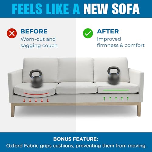 23x48 Inch Couch Cushion Support Board for Sagging Sofas - Loveseat Support