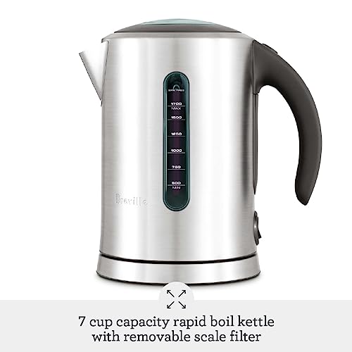 Breville BKE700BSS Soft Top 1.7L Hot Water Kettle - Brushed Stainless Steel