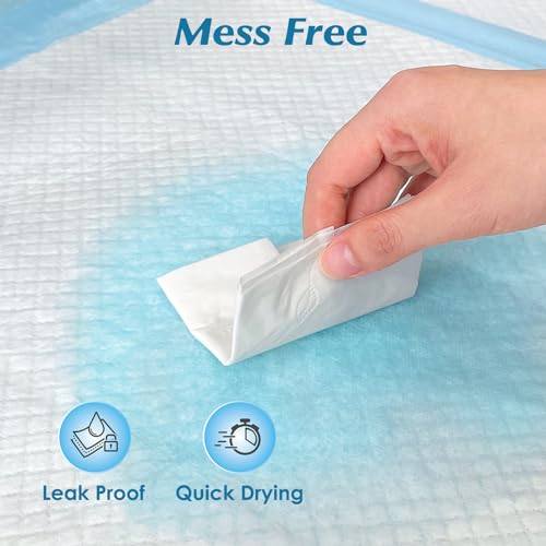 Disposable Underpads 50 Count 36 x 36 Inches Super Absorbent Bed & Chair Protectors - Variation of THIS listing