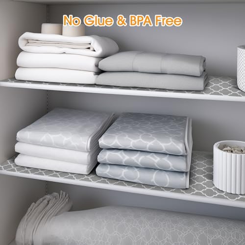 Gray Non-Adhesive Non-Slip Shelf and Drawer Liner - 23.6W x 354L