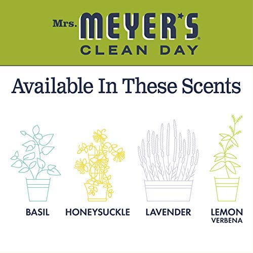 Mrs. Meyer’s Lemon Verbena Toilet Bowl Cleaner - 24 Fl Oz, Pack of 4, Scented Variation
