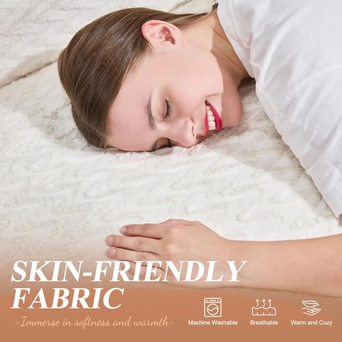 Giant Bean Bag Chair Sofa for Adults - Snow White Large Lounger