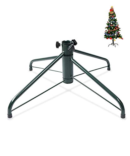 ELFJOY 19.7 Inch Christmas Tree Stand for 4-8 Ft Artificial Trees Green