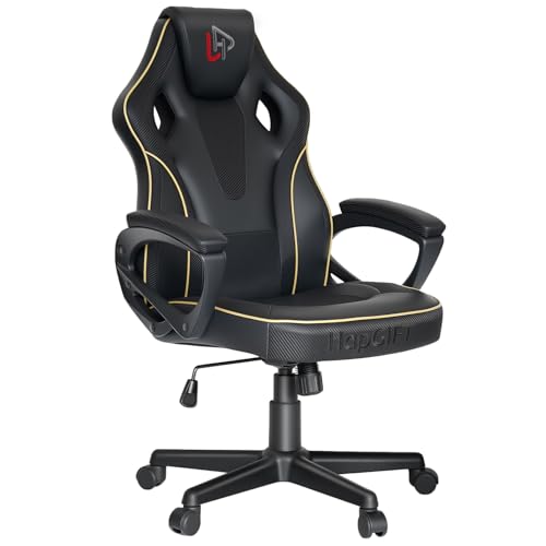 Gaming Chair Ergonomic PC Racing Chair with Link Armrest - Black