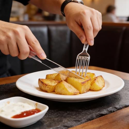 1000 Count Heavy Duty Clear Plastic Forks - Disposable Flatware for Events