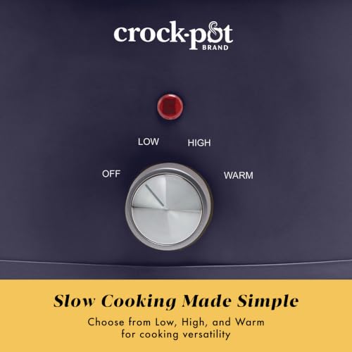 Crock-Pot 10 Quart Manual Slow Cooker with Purple Basil Finish — Large Capacity, Easy to Use