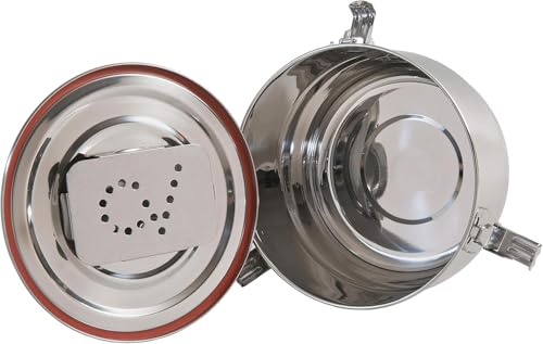 CVault ½ lb Stainless Steel Food Storage Container - Airtight & Light-Resistant, 4 Liter