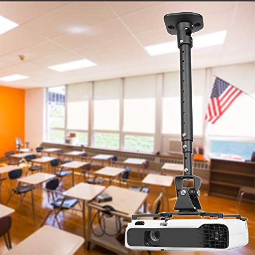 DYNAVISTA Extendable Black Full Motion Projector Ceiling Mount Bracket