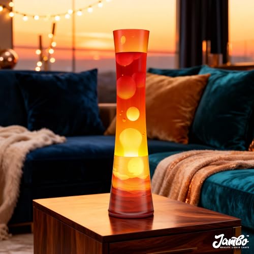 JAMBO Sunset Motion Lamp - 15.5-Inch Relaxing Nightlight & Home Decor