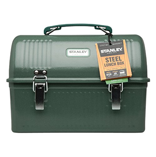 Stanley Classic 10 Quart Lunch Box Hammertone Green - Durable Food Container