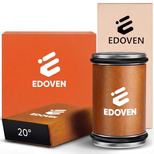 EDOVEN Classic Kit Rolling Knife Sharpener with Leather Strop & Angle Guide
