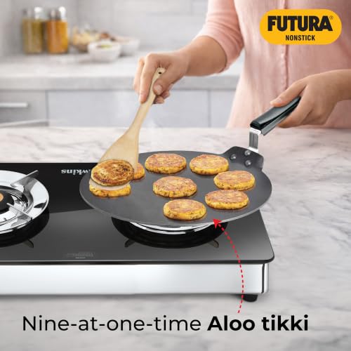 Hawkins Futura 13-Inch Nonstick Dosa Tava – Heavy Gauge Aluminum, Even Heating