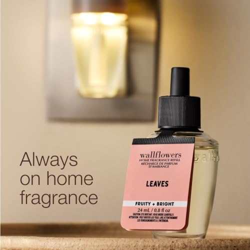 Bath & Body Works Wallflowers Refills Leaves Scent 4 Pack - 0.8 Fl Oz Each