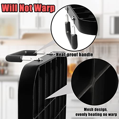 17" x 10.5" Flat Top Non-Stick Grill Pan - Dishwasher Safe Aluminum