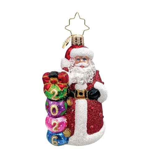 Christopher Radko 2026 Countdown Gem Christmas Ornament Decor