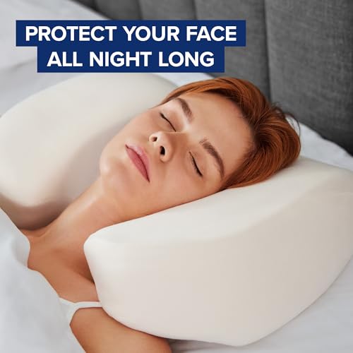 NextSleep Back Sleeper Pillow with Adjustable Height & Satin Cover