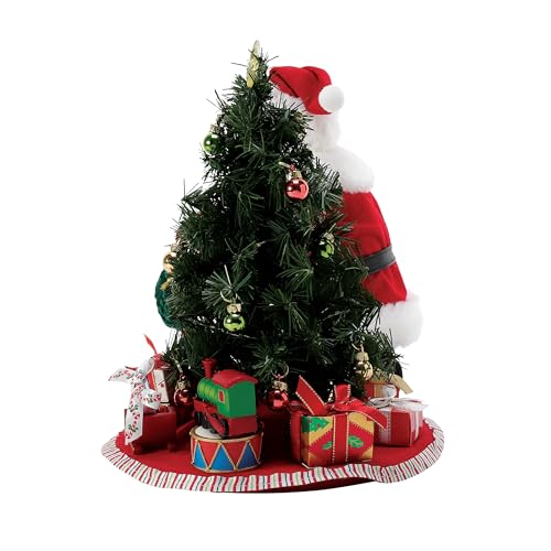 Department 56 Christmas Santa Figurine Set with Lights - 9.5 Inch Holiday Decor