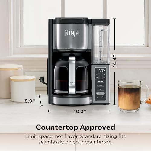 Ninja Fresh Brew Premium XL Coffee Maker - 14-Cup Glass Carafe, Stainless Steel