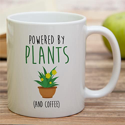 Retreez VGN007 White 11oz Ceramic Mugs – Powered By Plants Gift Box