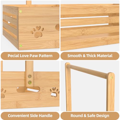 BAMBOOHOMIE Baby Clothing Rack for Toddler, Pets Clothes with Storage