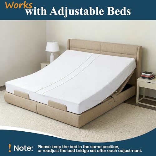 3-in-1 Twin to King Bed Converter with Fitted Sheet & Strap - FeelAtHome