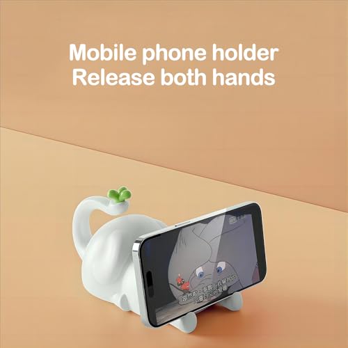 S NMT Cute Elephant Silicone Night Light LED Novelty Lamp 3 Level Dimmable Nursery Nightlight USB Rechargeable Timing Sleeping Lamp for Baby Kids Decor