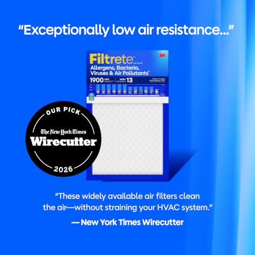 Filtrete 18x20x1 MERV 13 Air Filter - 3-Month Replacement, Microparticle Capture