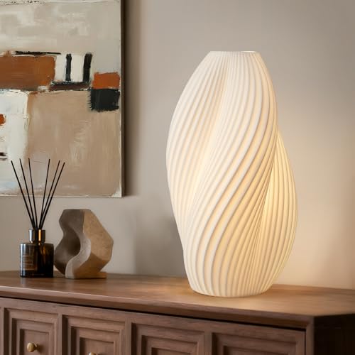 Calypso Ceramic Table Lamp - Handcrafted Modern Bedside & Living Room Lighting