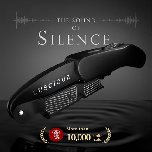 LUSCIOUZ Zero Resistance THE HELIX Corkscrew Silent Wine Bottle