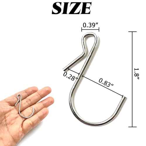 GXXMEI 100PCS Metal Mini Gutter Hang Hooks Christmas Lights Ornament Hook Weatherproof Light Clips Hooks for Hanging Xmas Decoration Outside String Lights, Art Craft Display, Party Decorations