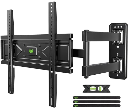 USX MOUNT Swivel TV Wall Mount for 26-60 Inch TVs up to 80 lbs, Full Motion Articulating Bracket with Tilt & Swivel, Max VESA 400x400mm, 26-60"