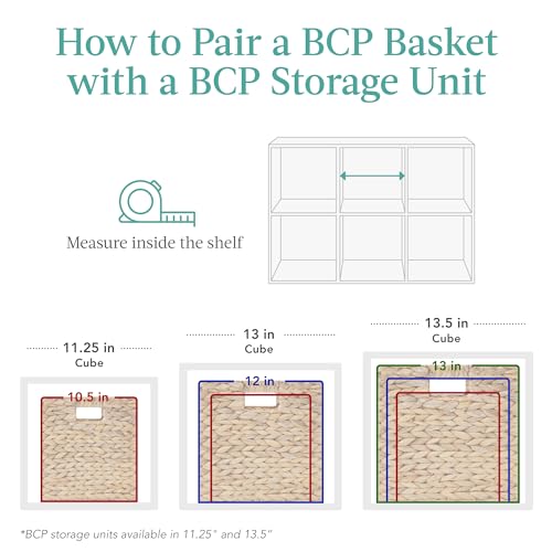 Best Choice Products 10.5x10.5in Pack of 5 Cube Storage Baskets,