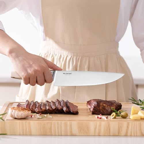 Musifan 5-Piece Chef Knife Set - Modern Ultra Sharp Kitchen Knives with Ergonomic Handles