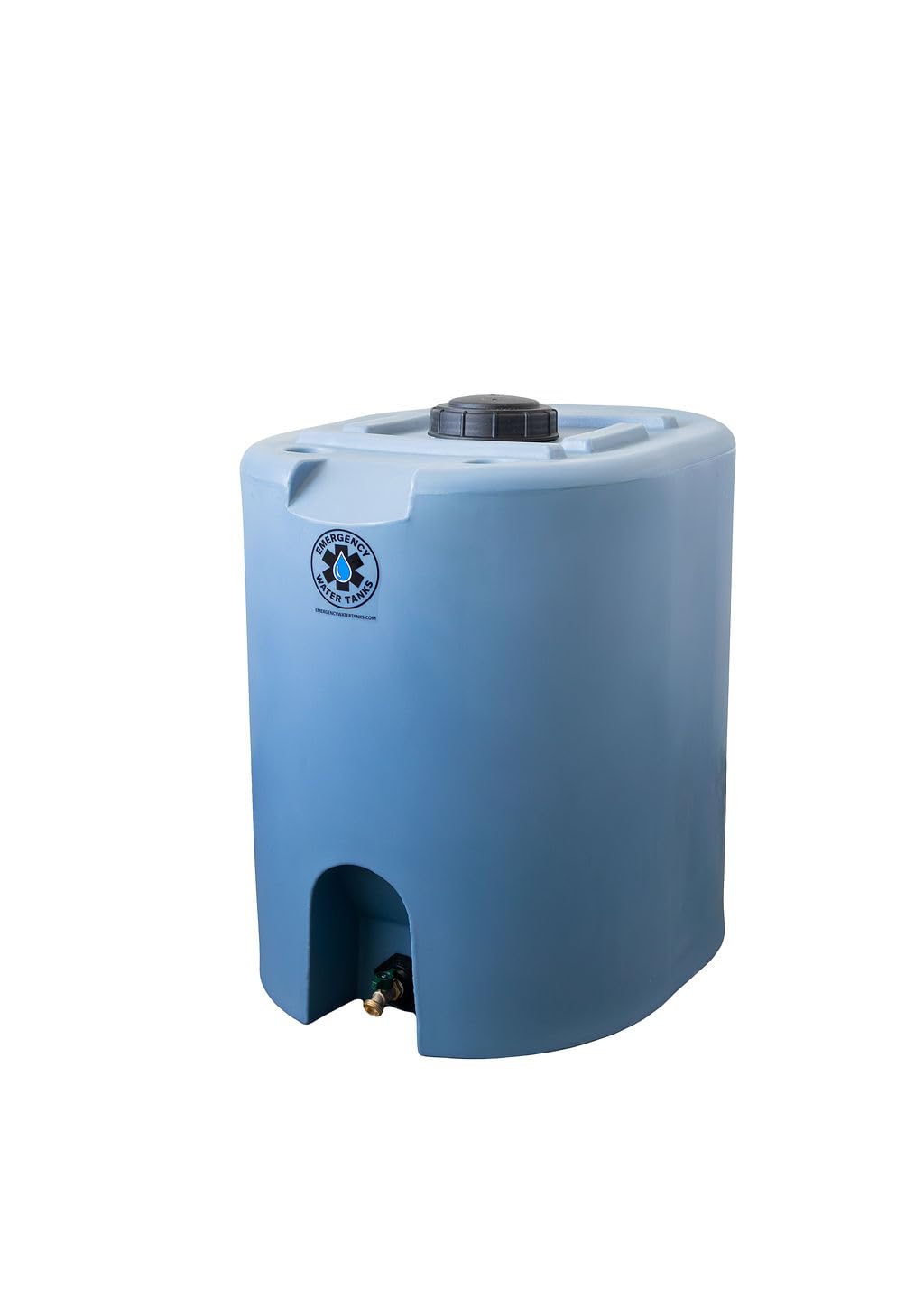 55 Gallon Stackable Emergency Water Storage Tank for Long-Term Drinking Water Heavy-Duty Water Barrel