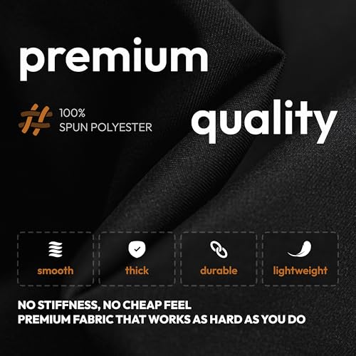 Black Waist Apron 12 Pack with 3 Pockets – Durable Commercial Server Aprons for Kitchen & Restaurant Use - Variation of THIS listing