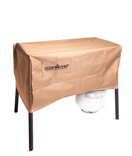 Camp Chef Patio Cover for 2-Burner Stoves - Beige, Secure & Weather-Resistant