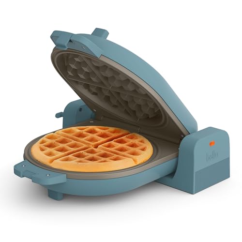 BELLA Flip & Store Non-Toxic Belgian Waffle Maker Surf / 7-inch