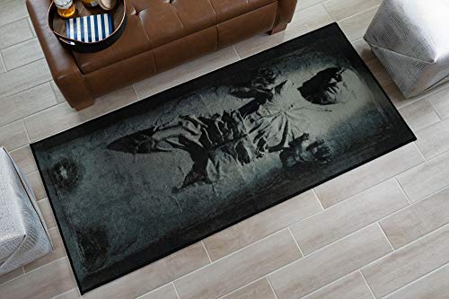 Star Wars Han Solo Carbonite Area Rug 32 x 72 Inches Grey - 2'8" x 5'11" Official