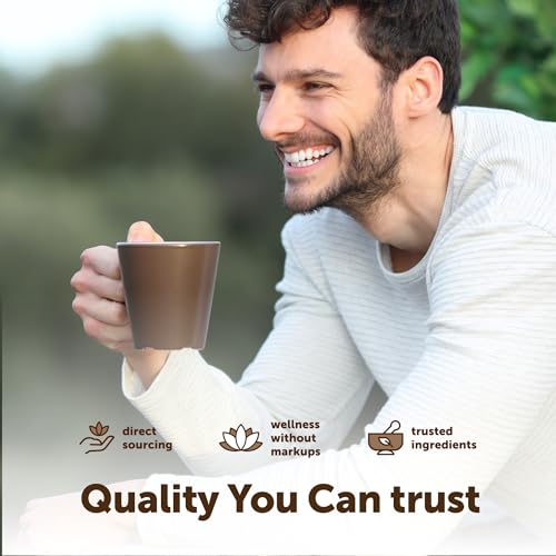 Organic Mushroom Coffee Powder 28oz - 10 in 1 Instant Arabica Blend with Lions Mane & Reishi - Pack of 1