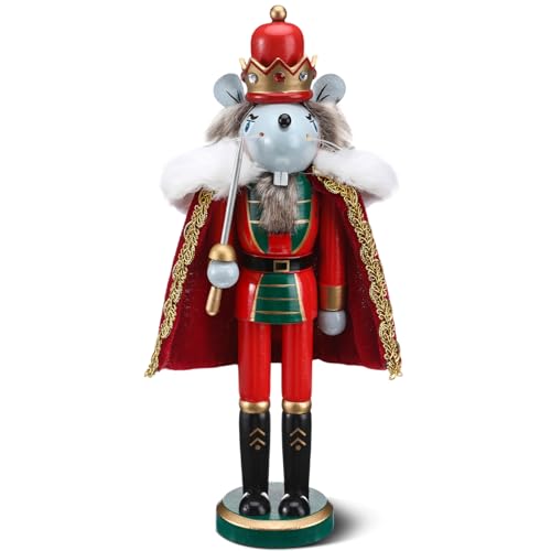 Mouse King Nutcracker 12 Inch Wooden Christmas decor – Yousoontic Mouse King