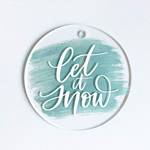 3.5 Inch Clear Acrylic Ornaments - 25 Pack Blank Christmas Decorations for DIY Crafts & Gifts