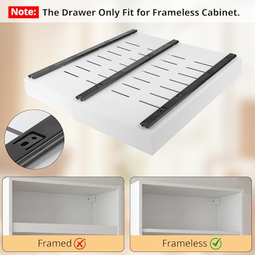 White Expandable Pull Out Cabinet Organizer - Adjustable Width 12.4-20.27 Inches, 4 Pack