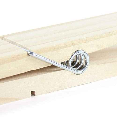 12 Inch Giant Clothespins, Jumbo Wood Clips for DIY Craft, Bathroom or Laundry Room Decoration, 2 PCS
