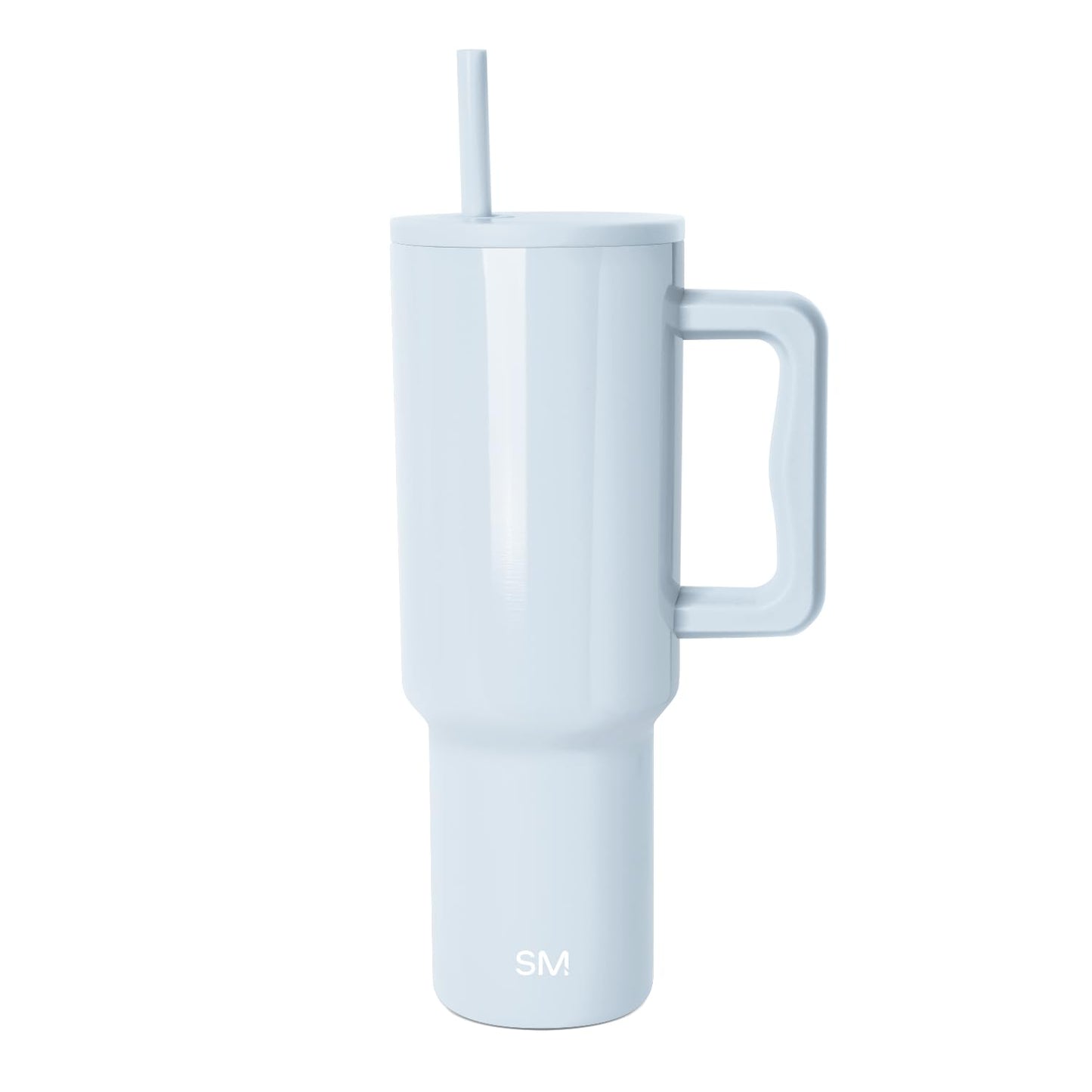 Simple Modern 40 oz Trek Tumbler with Handle and Straw Lid | Cup Holder Friendly Insulated Stainless Steel Travel Mug | Ice Melt