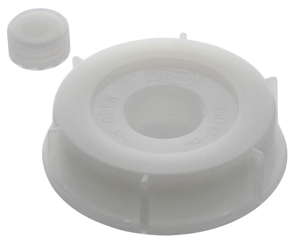 Replacement Caps For 5 Gallon Plastic Hedpack - 1 Large Cap And 1 Small Cap