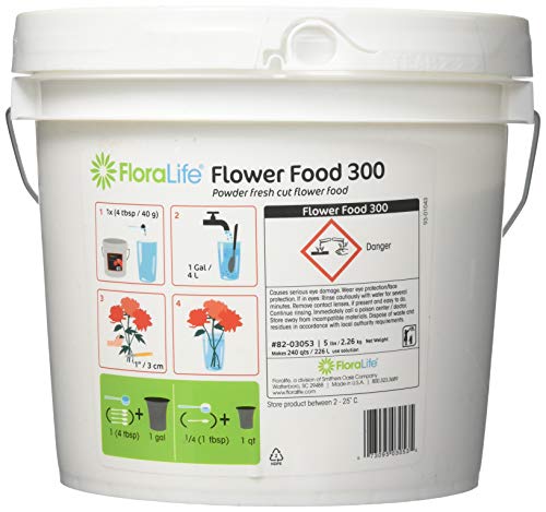 Flower Food Powder for Fresh Cut Flowers Preserver & Nutrient 5Lb