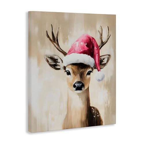 Baby Christmas Reindeer Antlers 24 x 30 Inch Canvas Wall Art by Stupell