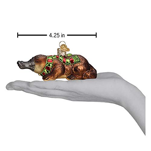 Old World Christmas Hand-Crafted Glass Platypus Tree Ornament - Festive Holiday Décor