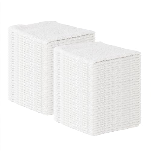Pack of 60 Cotton Cleaning Towels - Absorbent Kitchen & Auto Rags, 14x17 Inches